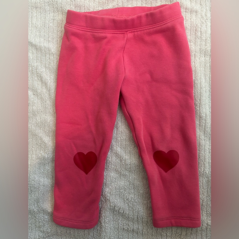 GAP Pink Heart Leggings for Kids